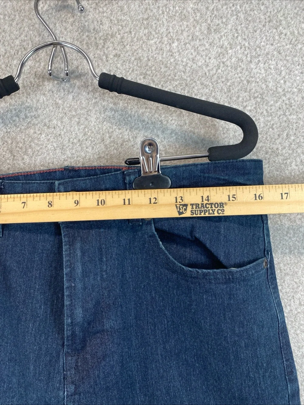 Jachs New York Straight Leg jeans Mens 32x30 Dark Wash Cotton Spandex